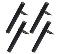 Furniture Legs Silver/Black/Gold,4 Pcs Table Legs Metal,DIY Furniture Feet,Desk Legs,Sofa Legs,Home Office Furniture Replacement Legs Support Feetm 18cm 20cm,B-20cm(7.9in)
