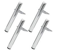 Furniture Legs Silver/Black/Gold,4 Pcs Table Legs Metal,DIY Furniture Feet,Desk Legs,Sofa Legs,Home Office Furniture Replacement Legs Support Feetm 18cm 20cm,D-13cm(5.1in)