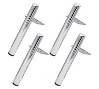 Furniture Legs Silver/Black/Gold,4 Pcs Table Legs Metal,DIY Furniture Feet,Desk Legs,Sofa Legs,Home Office Furniture Replacement Legs Support Feetm 18cm 20cm,D-20cm(7.9in)