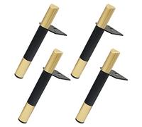Furniture Legs Silver/Black/Gold,4 Pcs Table Legs Metal,DIY Furniture Feet,Desk Legs,Sofa Legs,Home Office Furniture Replacement Legs Support Feetm 18cm 20cm,F-13cm(5.1in)