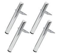 Furniture Legs Silver/Black/Gold,4 Pcs Table Legs Metal,DIY Furniture Feet,Desk Legs,Sofa Legs,Home Office Furniture Replacement Legs Support Feetm 18cm 20cm,D-18cm(7.1in)