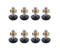 Furniture Leveler, Adjustable Furniture Feet, Leveling Tables and Chairs, 5/16 Inch, 4/1 Inch Threaded Shank with T-Nut, Suitable for Tables, Stools, Dining Tables and Other Furniture (yellow,8pcs)
