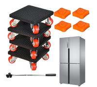 Furniture Movers | 1100 Lbs Piano Transport Sliders - Juego de elevación y transporte giratorio de 360 ° para cama, mesa de gabinete, sofá tapizado, piano, lavado a máquina de sofá