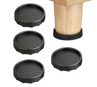 Furniture Pad - 2.36x2.36x0.51 Inches Anti-Slip Furniture Mats | Non Slip Furnitures Grippers | 4 Pieces Anti Skid Silicone Grippers Feet | Couch Stoppers to Prevent Sliding for Bed Couch Sofa Chair