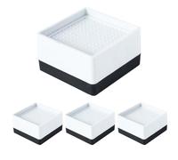 Furniture Risers Square Lift, Sofa Extender Feet Blocks, Adjustable Height Support Risers, Heavy Duty Bed Set, for Bedroom Living Room Kitchen Laundry Household Appliances Use 3.07x3.07x1.58 Inches