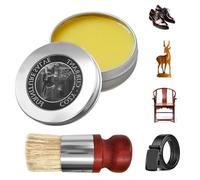 Furniture Salve,Ungüento para Muebles De Cuero,Bálsamo de Muebles,Ungüento de Cuero con Cepillo de,Leather Furniture Balm,Fácil de Usar,Adecuado Proteger Restaurar el Brillo de los Muebles Cuero,100g