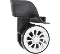 Furniture Swivel Castor,Spinner Caster,Swivel Wheels Replacement,1 Pair Swivel Mute Suitcase Luggage Casters Replacement Wheels for Travelling a01 - You Need to Have a Strong Ability in DIY Casters