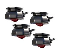 Furniture Wheels - Self Adhesive Caster Set, Heavy Duty Swivel Rollers with Smooth Rotation, Four Piece Replacement Kit for Cabinets Storage Units, Home Office Accessory Indoor Garage Use