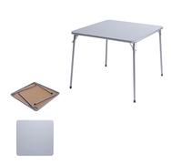 FurnitureR Mesa Plegable de 86 × 86 × 71 cm, Mesa Multifuncional para Manualidades y Dibujo para niños, Mesa Plegable de PVC con Marco de Metal Estable, Ahorra Espacio y versátil en la habitación de