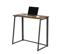 FurnitureR - Mesa Plegable de Dibujo, Oficina, Bandeja de Madera y Marco metálico, fácil de Guardar y Transportar, Artistas, Estudiantes creativos, Vintage, 80 x 40 x 74 cm