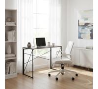 FurnitureR - Mesas de Actividades para Aula, Mesa Plegable eficaz, Marco de MDF y Metal, sin Montaje, 100 x 50 x 75 cm, Nnoyer