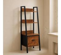 FurnitureR - Portarcubierta Independiente de 4 Niveles, Estante de Almacenamiento para Accesorios, Toallas y Productos de baño, cajones de no Tejido, 42 x 29 x 110 cm