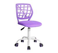 FurnitureR Silla de Escritorio, Moderno diseño Ajustable, para Ordenador, giratoria, sin reposabrazos, para habitación de los niños, Trabajo en casa, Oficina, Morandi, Turquesa