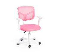 FurnitureR Silla de Trabajo de Escritura ergonómica para niños, Adolescentes, niños, niñas, Silla de Estudio - Silla giratoria de Altura Ajustable para computadora portátil para el hogar, Oficina,