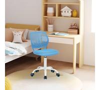 FurnitureR Silla Infantil de Escritorio Regulable en Altura, Colorida Silla Juvenil ergonómica con Respaldo y reposabrazos, Silla Infantil con 5 Ruedas, para niños de 3 a 10 años, Carga máxima 100 kg