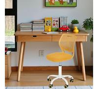 FurnitureR Silla infantil de escritorio regulable en altura, colorida silla juvenil ergonómica con respaldo y reposabrazos, silla infantil con 5 ruedas, para niños de 3 a 10 años, carga máxima 100 kg