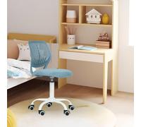 FurnitureR Silla Infantil de Escritorio Regulable en Altura, Colorida Silla Juvenil ergonómica con Respaldo y reposabrazos, Silla Infantil con 5 Ruedas, para niños de 3 a 10 años, Carga máxima 100 kg