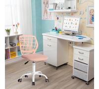 FurnitureR - Sillón dental giratorio de 360°, taburete colorido para asistente dental, altura ajustable, ergonomía, para gabinetes dentales, salón de masajes, oficina, clínica, 38,5 x 40 x 87 cm, rosa