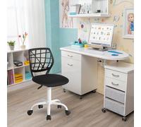 FurnitureR - Sillón Dental Giratorio de 360°, Taburete Colorido para Asistente Dental, Altura Ajustable, ergonomía, para gabinetes dentales, salón de masajes, Oficina, clínica, 38,5 x 40 x 87 cm