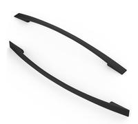 FURNIWARE Manijas de muebles de zinc, mate, 192 mm de distancia, estilo Art-Deco, para cocina, dormitorio, baño, manijas para armarios y cajones, 5 piezas