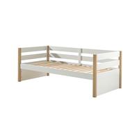 FURNLUX MARGRIT Cuna, 90 x 200 cm, cama de cabina, beige, madera de pino, 99 x 212 x 77 cm