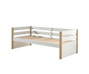 FURNLUX MARGRIT Cuna, 90 x 200 cm, cama de cabina, beige, madera de pino, 99 x 212 x 77 cm