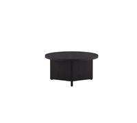 FURNLUX Salto - Mesa baja (85 x 85 x 43 cm, 18 kg), color negro