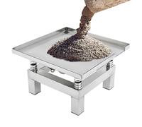 FUROMG Mesa vibratoria de hormigón de 50 W, 35 x 35 cm, certificado CE, mesa vibratoria industrial para laboratorios y obras, plataforma vibratoria para muestras de hormigón, piezas prefabricadas y