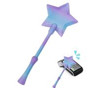 FURONGHUAK Bacchetta Magica Carta di Credito Colore Cosmico, Porta Carta Contactless Stampato in 3D, Bacchetta per Pagamenti con Scomparto Nascosto Design Stella