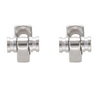 FURREN Juego de 2 Cuerdas de cromo rodillos Pieces de Guitarra Retenido