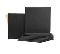 FURREN Paquete de 10 Paneles a de Sonido para, Paneles AcúSticos Autoadhesivos de 12 X 12 X 0,4 Pulgadas para Estudio de GrabacióN, Oficina, Hogar, B