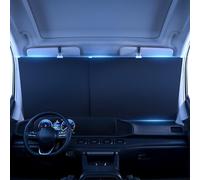 FURREN Parasol Coche Delantero para Kia Soul Cerato Optima Cadenza Carnival, Parasol Plegable Coche con Anti UV Rayos Parasol para Parabrisas de Coche Parasol Delantero del Coche