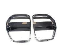 FURREN Parrilla Delantera Rejilla De Fibra De Carbono para Coche Rejilla Delantera De Riñón Rejilla Ventilación para M3 G80 para M4 G82 G83 para BMW 2021-2023 Rejilla Parachoques Delantero