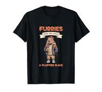 Furries Make The World a fluffier Place l Furry Capybara Camiseta