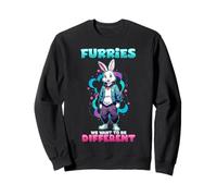 Furries We Want To Be Different I Furry Rabbit Cosplay Sudadera