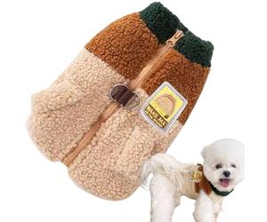 Furry Companion Wear - Chaqueta De Paneles WoolFusion PulloverForm HarnessLink Conjunto SoftShield ThermalEase FlexibleCut PatternCraft WarmShell Outfit TinyPets | Excursiones por Clima Frío