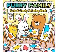 Furry Family: Cute & Confy Coloring Book