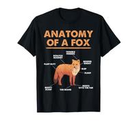 Furry Fandom Fox Anatomy Fursona Humor Toe Beans Tabla guía Camiseta