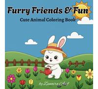Furry Friends and Fun: Cute and simple Animal Coloring Book