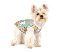 Furry Friends - Camisas de algodón para mascotas pequeñas, transpirables, suaves, cómodas y elegantes para el uso diario