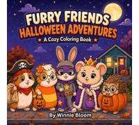 Furry Friends Halloween Adventures: A Cozy Coloring Book