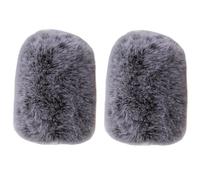 Furry - Funda para micrófono, protector de parabrisas, cancelación de ruido, protector de viento para micrófono de condensador AT2020, paquete de 2