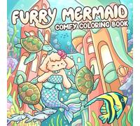 Furry Mermaid Coloring Book: Fantasy Sea Life Coloring Pages for All Ages with Playful Animal Characters, Underwater Worlds. Magical Scenes to Unwind and Have Fun