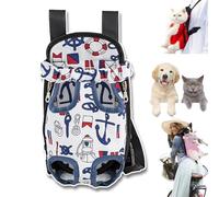Furry Pawsy Carrier, 34 Style Furry Pawsy Cat Carrier, Pet Dog Carrier Front Chest Backpack, with Adjustable Comfortable Shoulder Straps, Breathable Mesh, Built-in Pet Lock, for Dog Cat (B11,L)