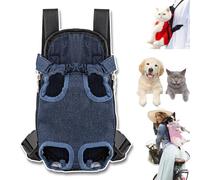 Furry Pawsy Carrier, 34 Style Furry Pawsy Cat Carrier, Pet Dog Carrier Front Chest Backpack, with Adjustable Comfortable Shoulder Straps, Breathable Mesh, Built-in Pet Lock, for Dog Cat (B13,XL)
