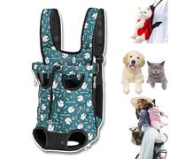 Furry Pawsy Carrier, 34 Style Furry Pawsy Cat Carrier, Pet Dog Carrier Front Chest Backpack, with Adjustable Comfortable Shoulder Straps, Breathable Mesh, Built-in Pet Lock, for Dog Cat (C04,M)
