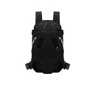 Furry Pawsy Carrier, Furry Pawsy Cat Carrier, Pet Carrier Backpack, Cat Carrier Bag with Leg Holes, Easy-fit Chest Carrier for Small Dogs Cats Puppies (X-Large,A-Black)