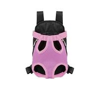 Furry Pawsy Carrier, Furry Pawsy Cat Carrier, Pet Carrier Backpack, Cat Carrier Bag with Leg Holes, Easy-fit Chest Carrier for Small Dogs Cats Puppies (X-Large,A-Pink)