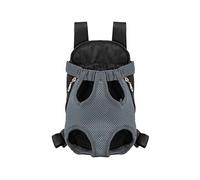Furry Pawsy Carrier, Furry Pawsy Cat Carrier, Pet Carrier Backpack, Cat Carrier Bag with Leg Holes, Easy-fit Chest Carrier for Small Dogs Cats Puppies (X-Large,A-Grey)