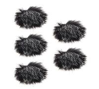 Furry - Protector de parabrisas para micrófono para exteriores, mini solapa, lavalier, 5 unidades